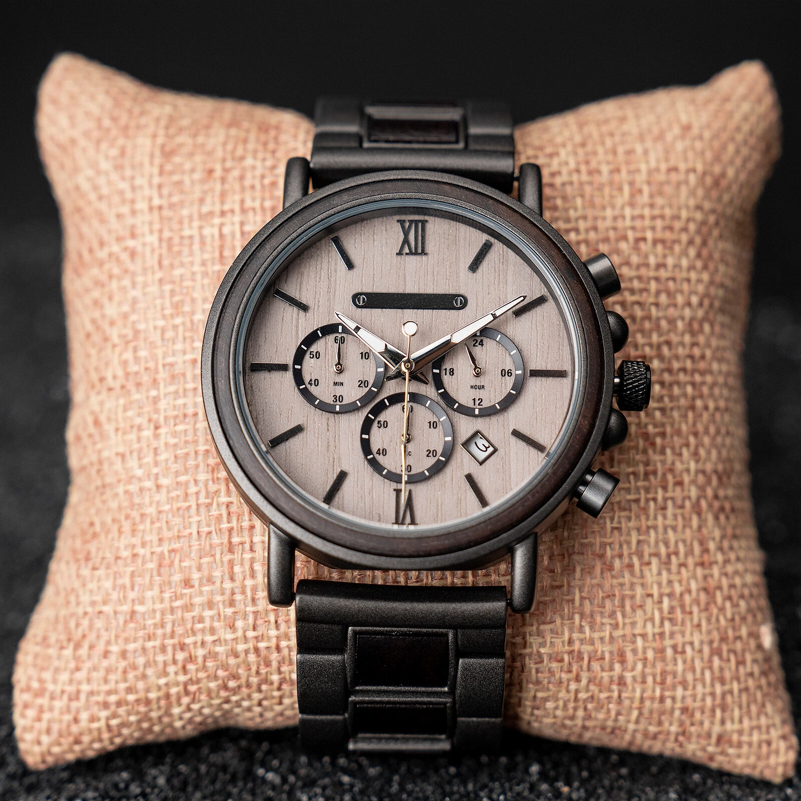 s-l1600 Handcrafted Men's Natural Wood Watch - Unique Quartz Wristwatch Gift for Him