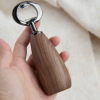 开瓶器去水印2 Natural Walnut & Olive Wood Beer Bottle Opener - Ergonomic Handheld Wooden Soda & Beer Cap Remover for Kitchen, Bar & Gifts