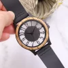 胡桃镂空真皮木制手表 (3) Handcrafted Men's Natural Wood Watch - Unique Quartz Wristwatch Gift for Him