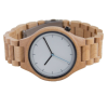 0hJlo6q3 Natural Maple Wooden Watch for Men & Women - 45mm Unisex Minimalist Wood Watch with Japanese Quartz Movement