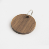 2QHx5UsY Blank Wooden Pet Name Tags for Laser Engraving - Natural Olive, Walnut & Oak Silent DIY ID Tags for Dog & Cat Collars