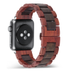 Handcrafted Solid Wood Band Compatible with Apple Watch Series 10 9 8 Ultra 2 1 SE - Quick Release Natural Wooden Strap (38mm-49mm)