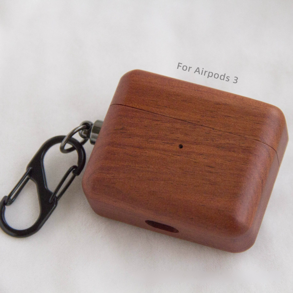 AirPods3-2 Handcrafted Wood Case Cover for AirPods 3 & AirPods 4
