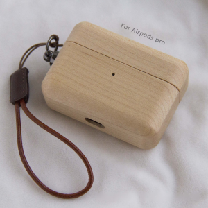 AirPodspro2-1 Handcrafted Wood Case Cover for AirPods Pro 2