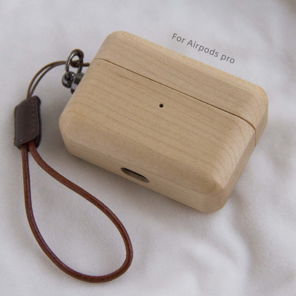 AirPodspro2-1 Handcrafted Wood Case Cover for AirPods Pro 2