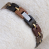 产品图3 Multi-Wood Beaded Stainless Steel Bracelet for Couples