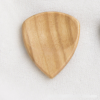 Handcrafted Ergonomic Wooden Guitar Pick with Thumb Recess - Walnut, Ebony, Olive & Rosewood