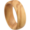 戒指9-4 Handcrafted Solid Wood Ring - Olive Wood & Whiskey Barrel Unisex Band