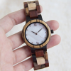 手表8 (1) Unisex Colorful Solid Wood Watch with Iridescent Mother-of-Pearl Dial