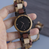 手表8 (5) Unisex Colorful Solid Wood Watch with Iridescent Mother-of-Pearl Dial