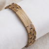 Handcrafted Solid Wood Segmented Bracelet - Acacia, Olive Wood & Exotic Timbers