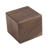 qT6nP94L Handcrafted Single-Block Solid Walnut Wood Watch Box with Cushion - No Veneers